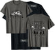 Psalm 121 Mountain Christian Bible Verse shirt T-Shirt - T-Shirt | Black