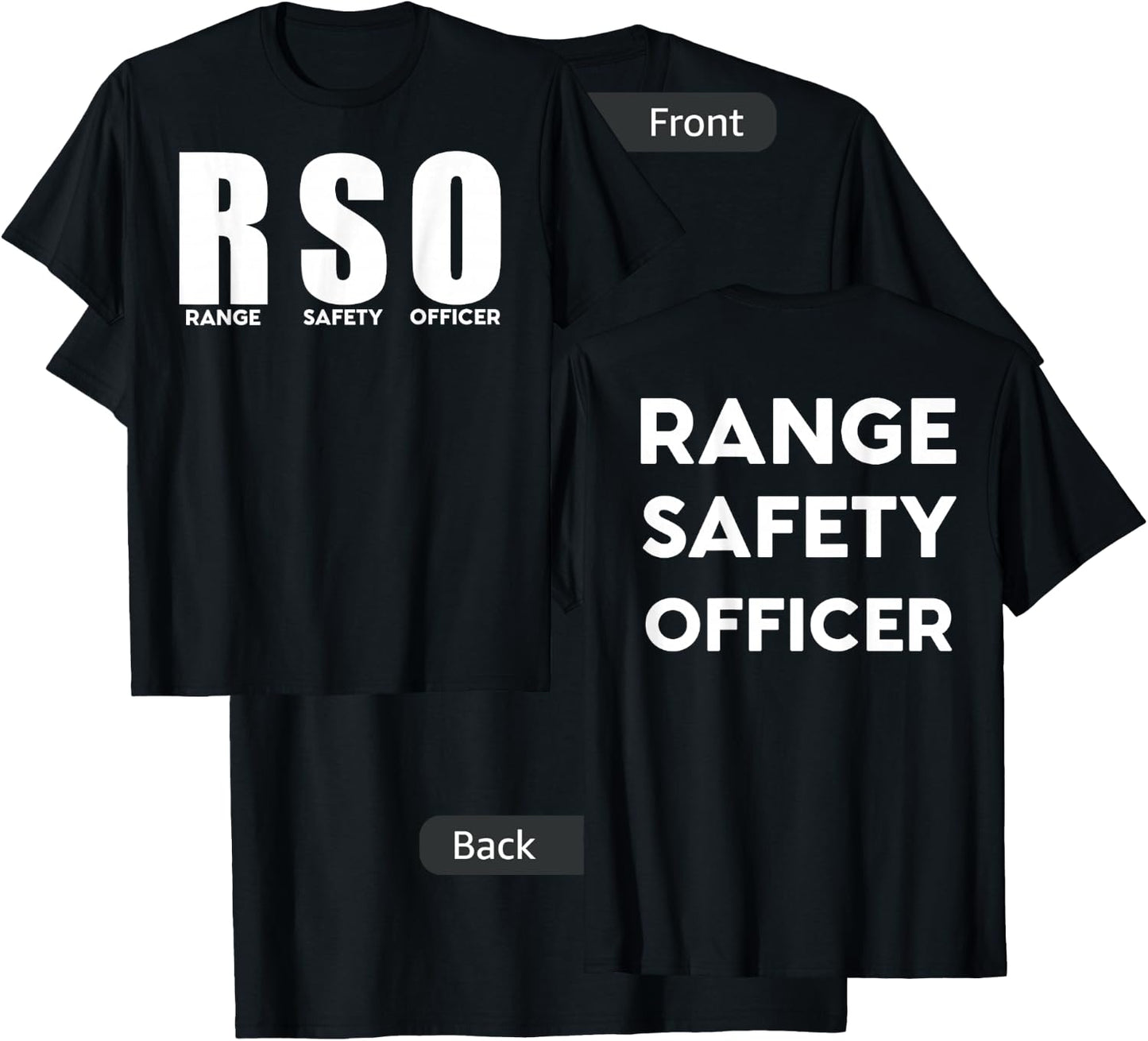 Range Safety Officer T-Shirt - T-Shirt | Black