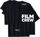 Film Crew Shirt Print On Back Filming Movie Set T-Shirt - T-Shirt | Black