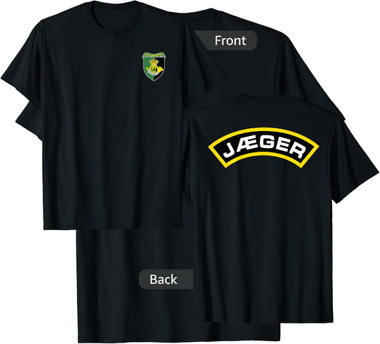 Hunter Jaeger Corps Danish Special Forces Army T-Shirt - T-Shirt | Black