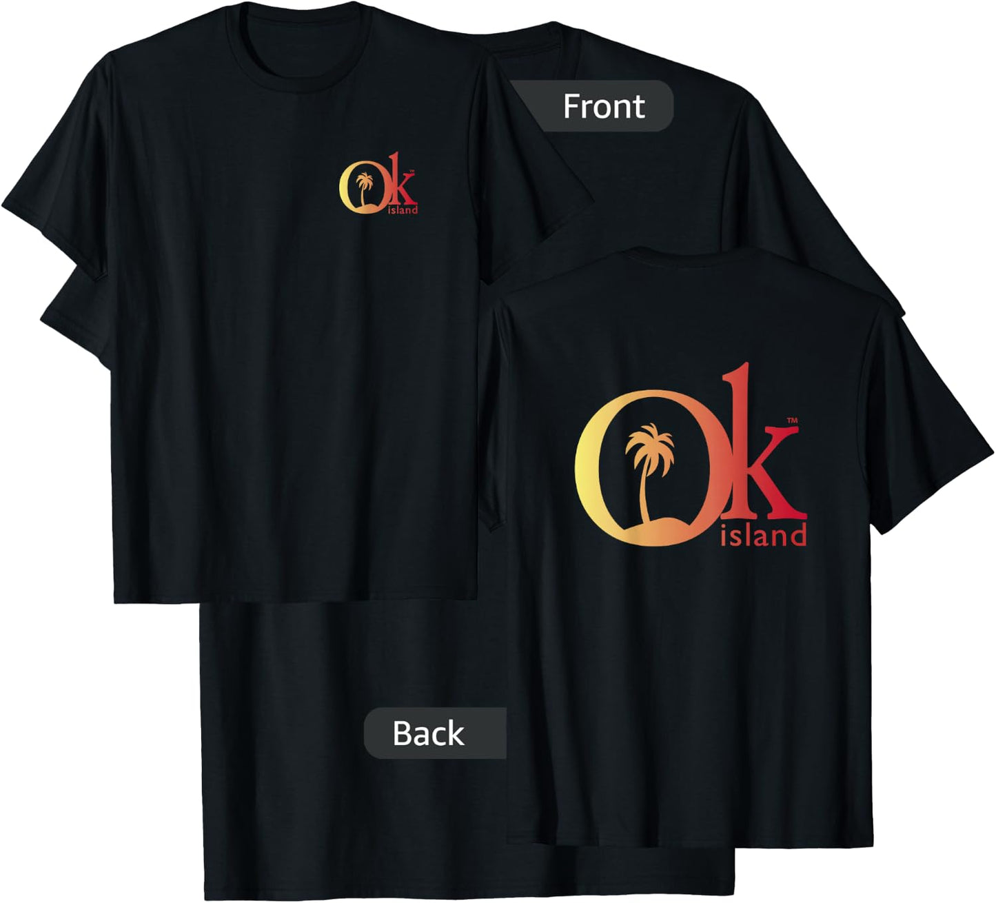 Okaloosa Island Destin Gulf Coast Florida Retro Beach Surfer Men Women Kids T-Shirt - T-Shirt | Black