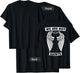 AA NA We Are Not Saints Biker Sober Gift | Art on Back T-Shirt - T-Shirt | Black