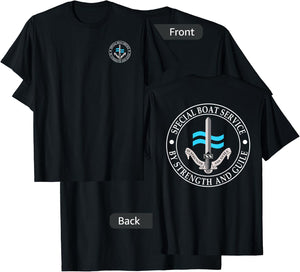 UK Special Boat Service SBS T-Shirt - T-Shirt | Black