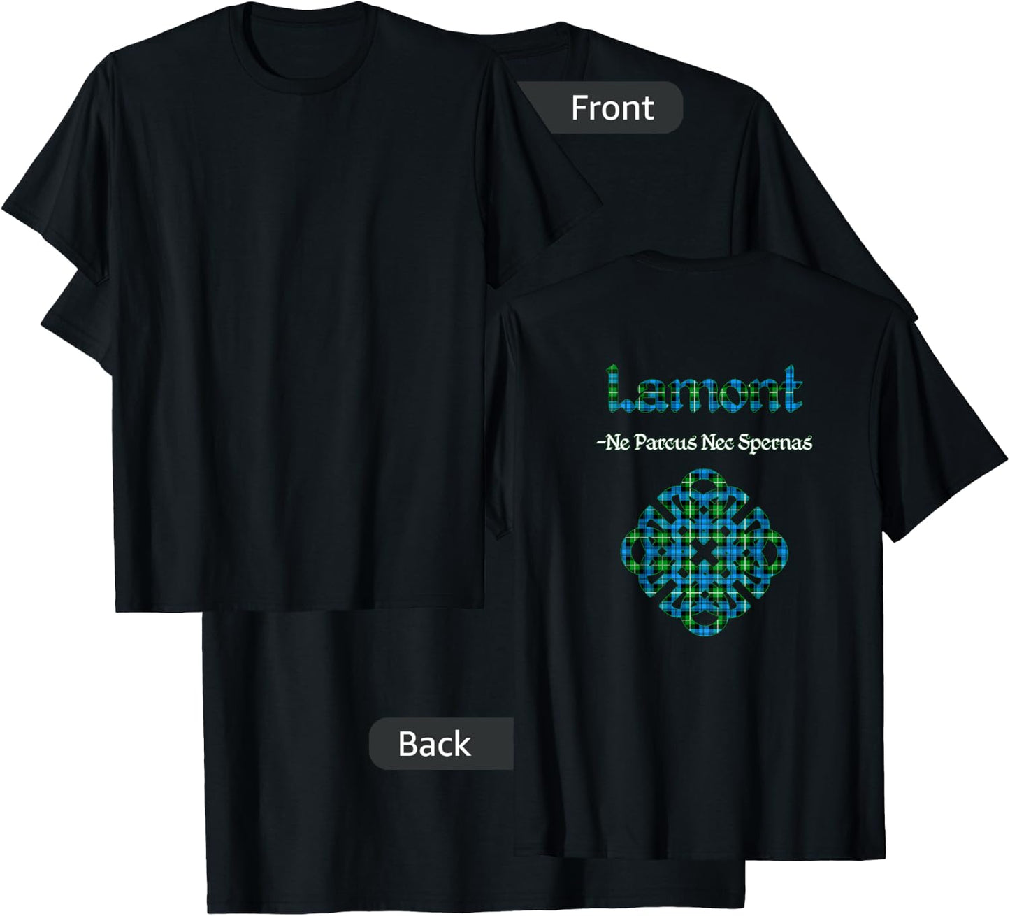 Clan Lamont Scottish Pride T-Shirt - T-Shirt | Black