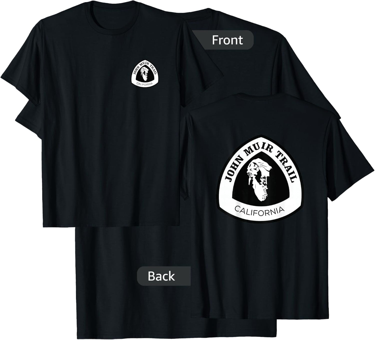 DOUBLE SIDED SHIRT John Muir Trail T-Shirt - T-Shirt | Black