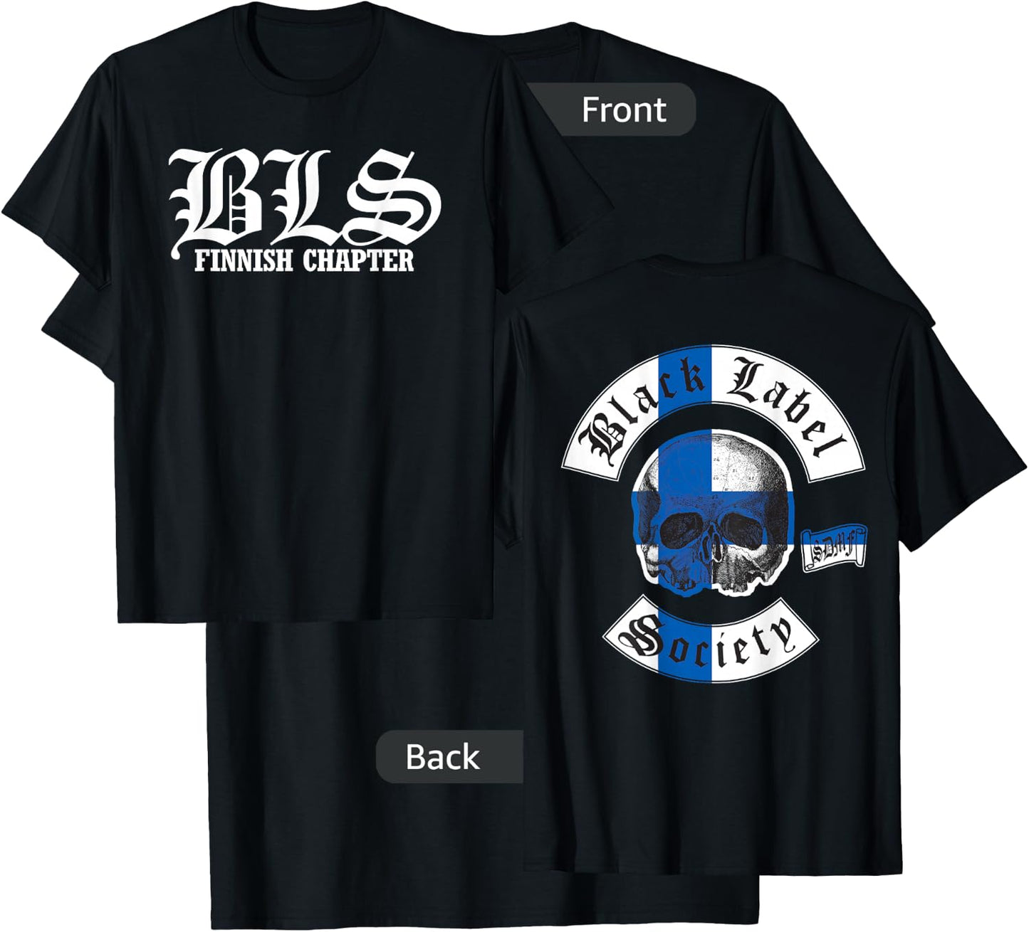 Black Label Society Finnish Chapter T-Shirt - T-Shirt | Black