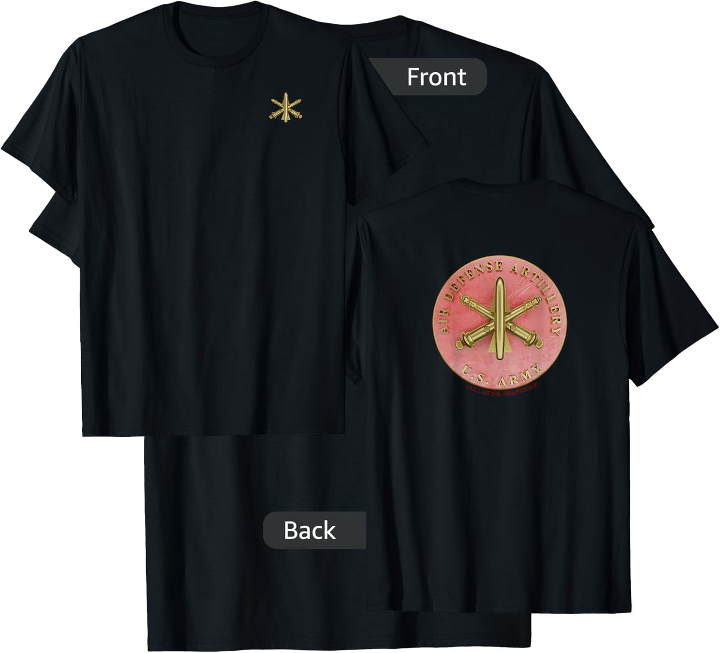 Army Air Defense Artillery T-Shirt - T-Shirt | Black