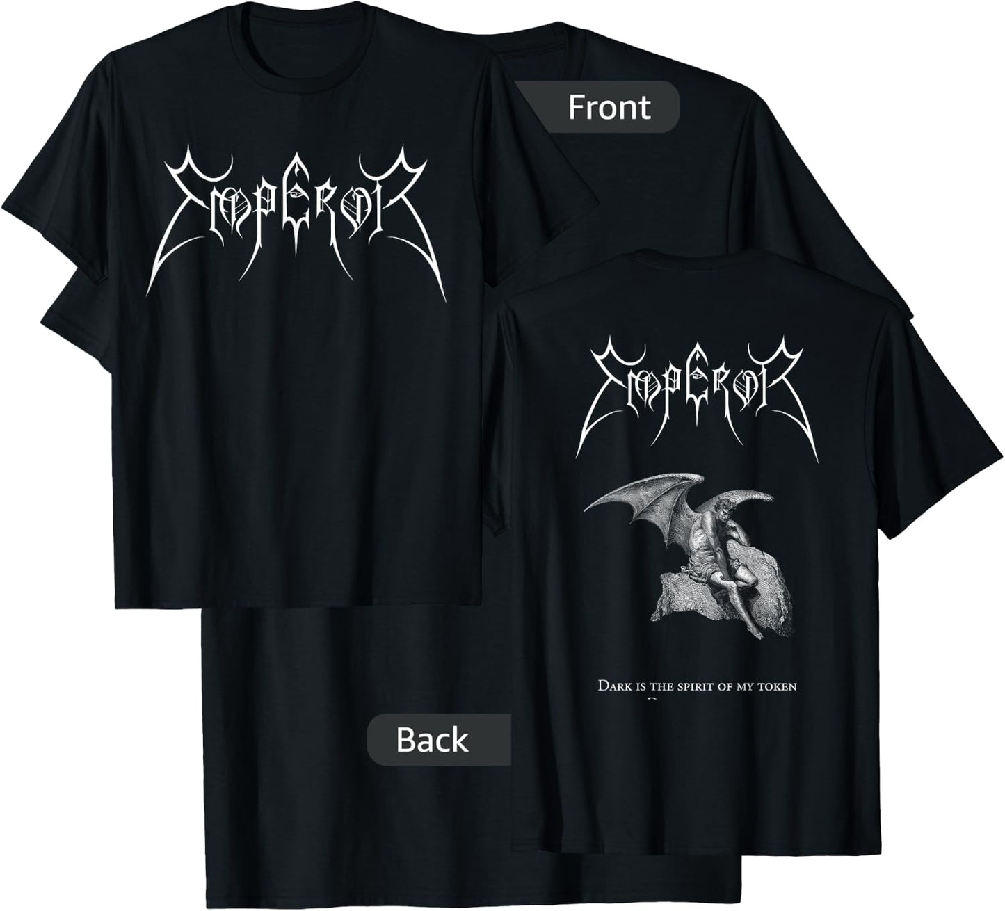 Emperor - Lucifer - Official Merchandise T-Shirt - T-Shirt | Black