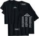 Colorado Fourteeners 2 Sided Checklist 14ers T-Shirt - T-Shirt | Black
