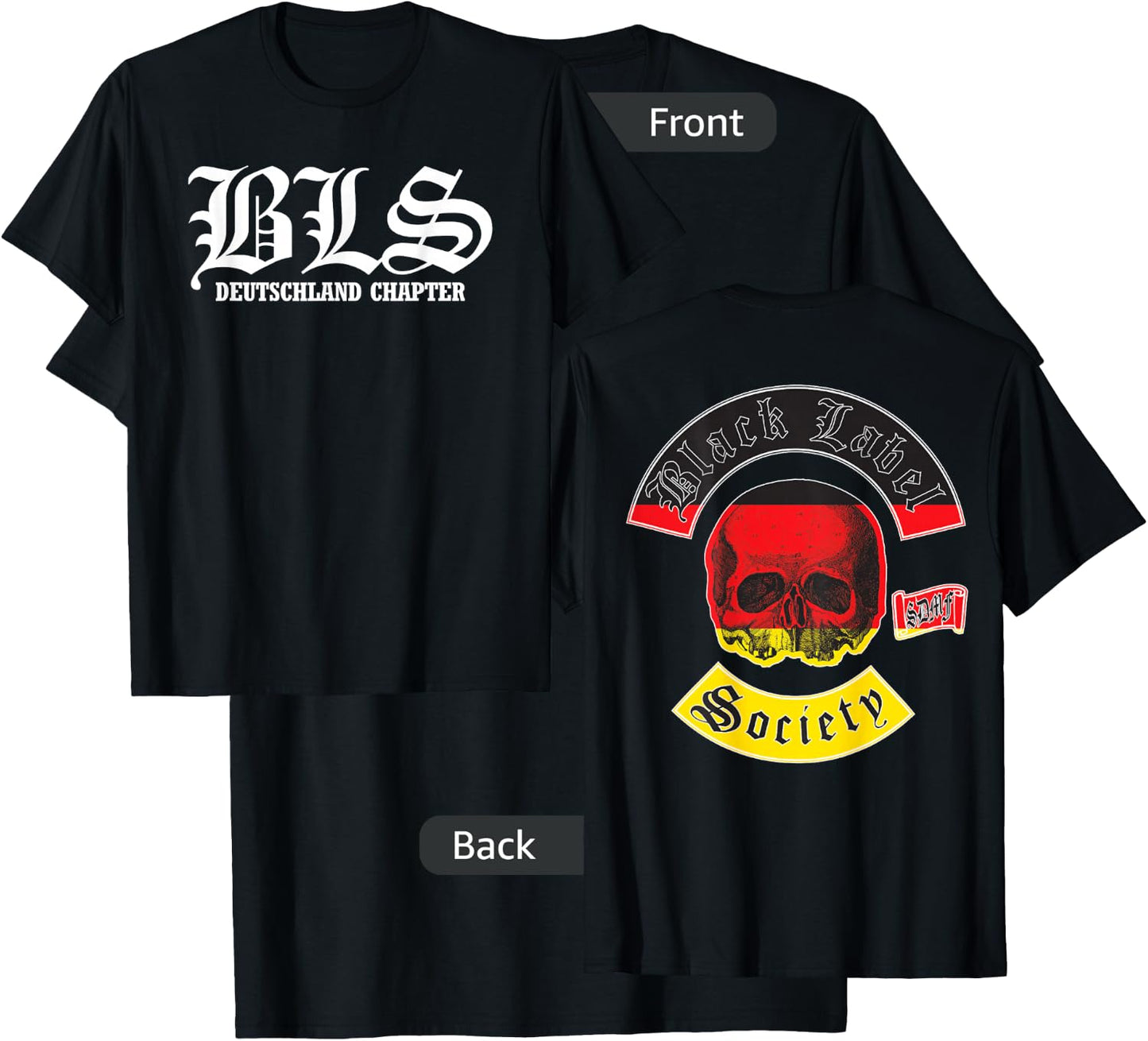 Black Label Society Deutschland Chapter T-Shirt - T-Shirt | Black