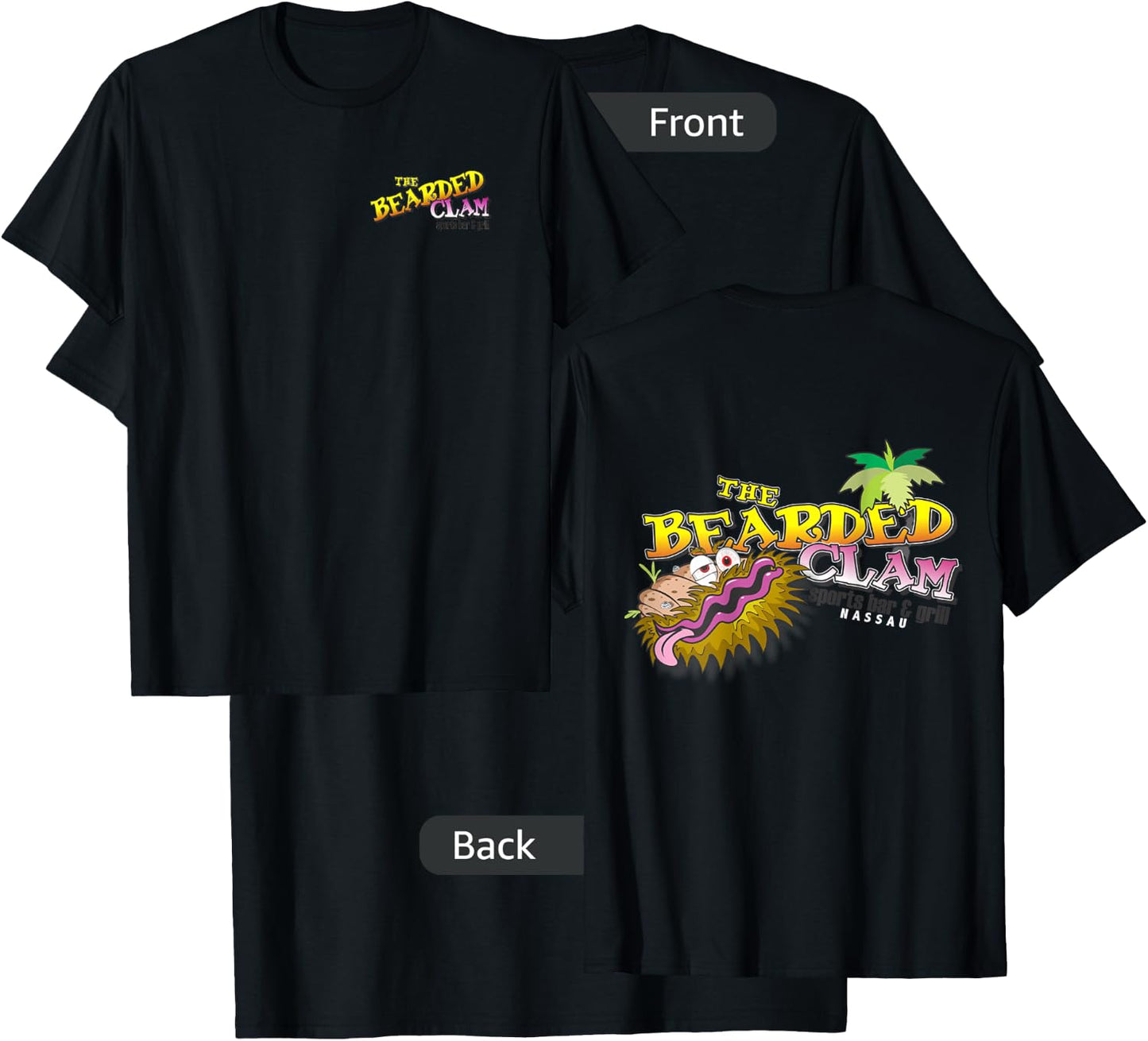 Clam Original Logo T-Shirt - T-Shirt | Black