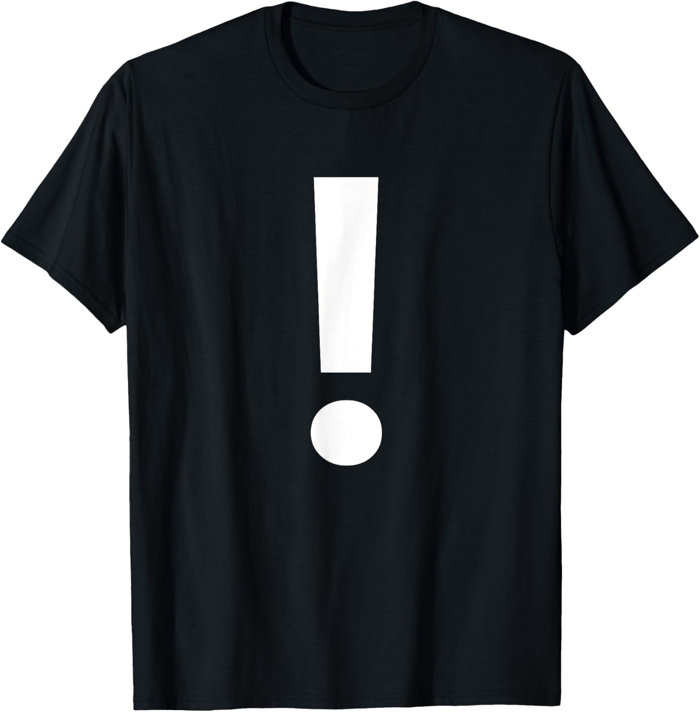 Punctuation ! Exclamation Point T-Shirt - T-Shirt | Black