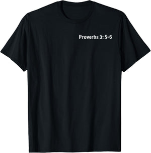 Proverbs 3:5-6 Trust T-Shirt - T-Shirt | Black