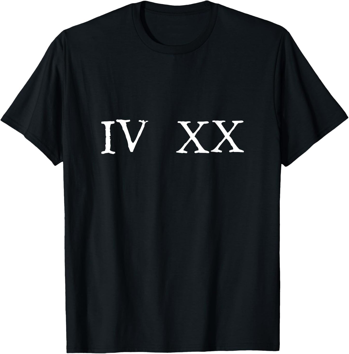 Marijuana 420 IV XX Roman numeral subtle stoner Shirt T-Shirt - T-Shirt | Black