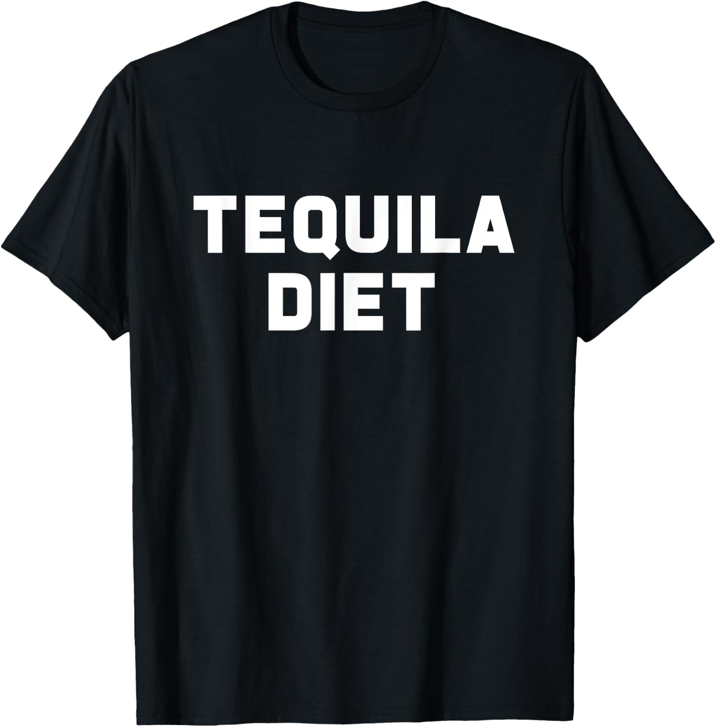 Tequila Diet Let's Fiesta Mamacita Cinco De Mayo Party Shirt T-Shirt - T-Shirt | Black