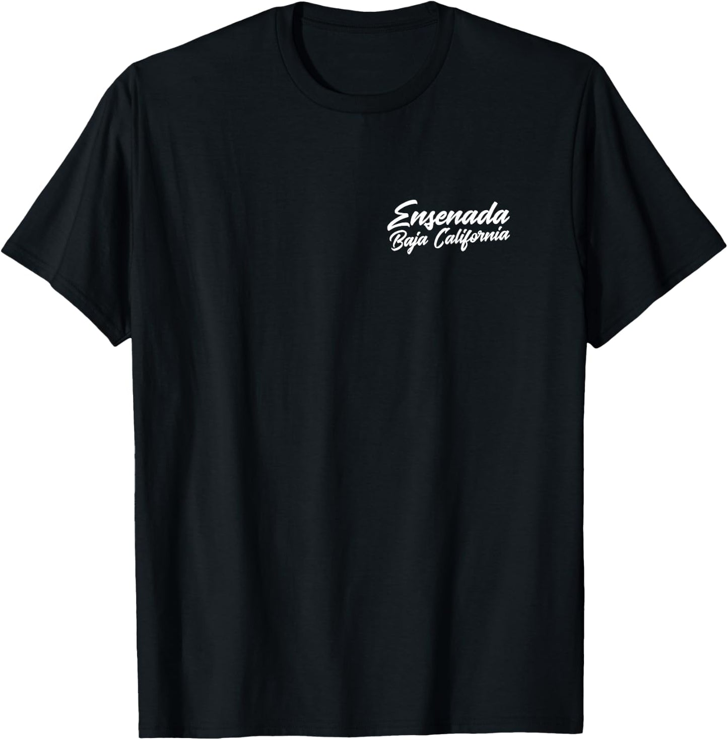 Ensenada Baja California Mexico Two Sided Bluefin Fishing T-Shirt - T-Shirt | Black