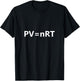 PV=nRT T-Shirt - T-Shirt | Black
