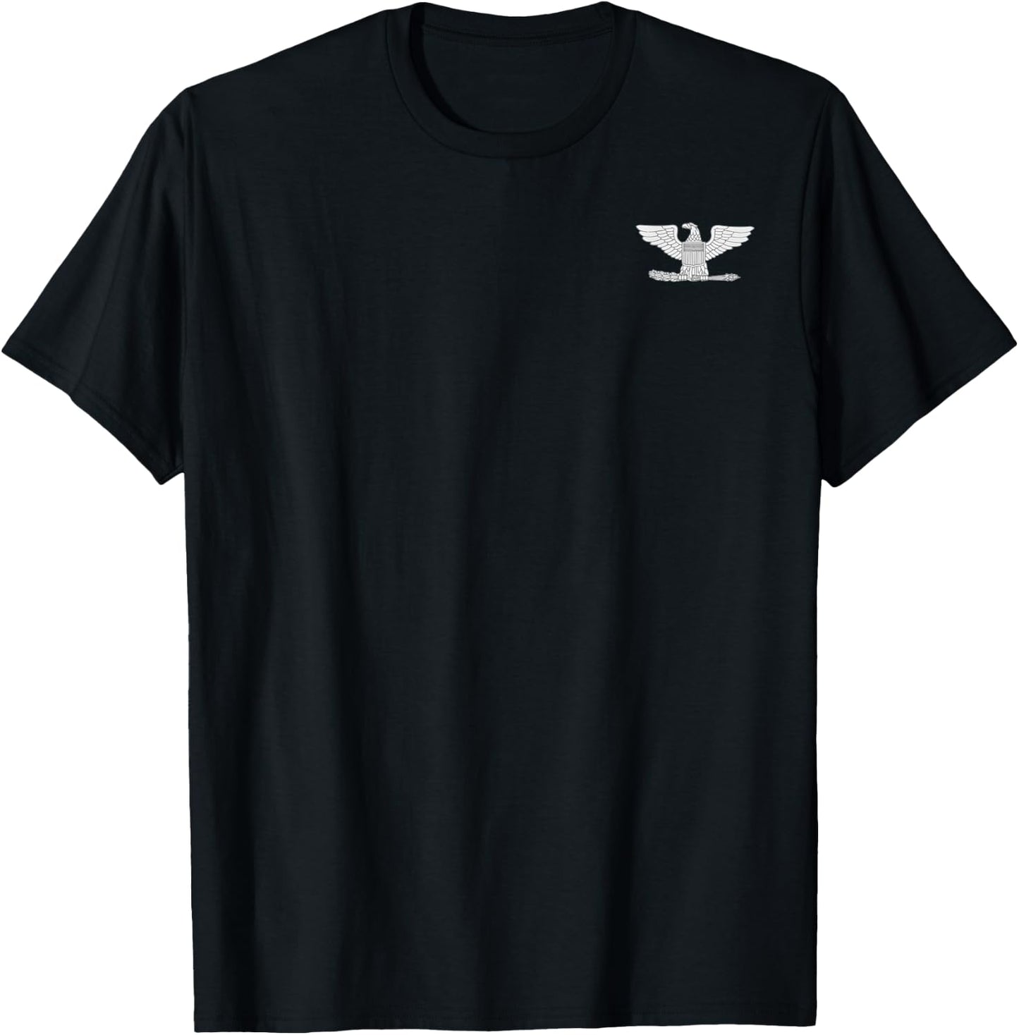 Military Officer Colonel Rank O-6 Veteran Morale T-Shirt - T-Shirt | Black