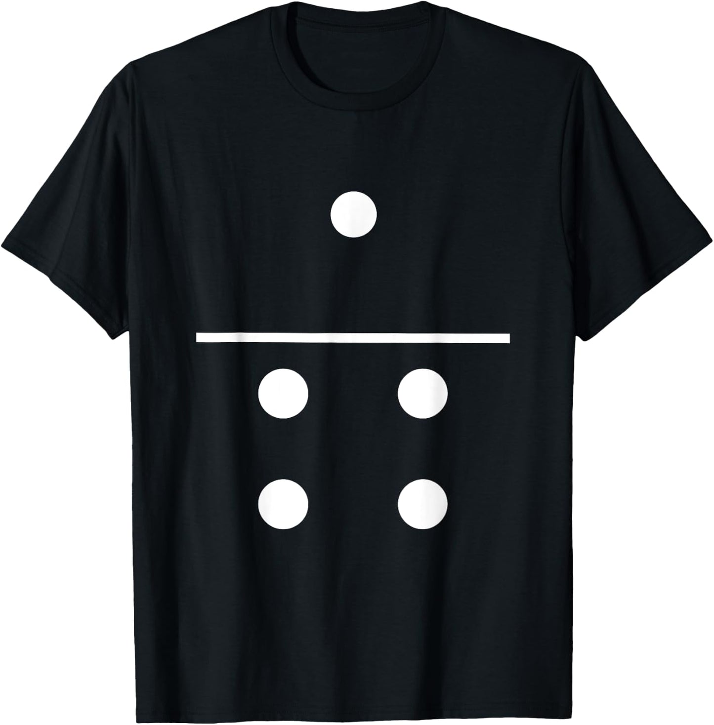 Domino 1 and 4 Matching Halloween Group Costumes 1-4 T-Shirt - T-Shirt | Black