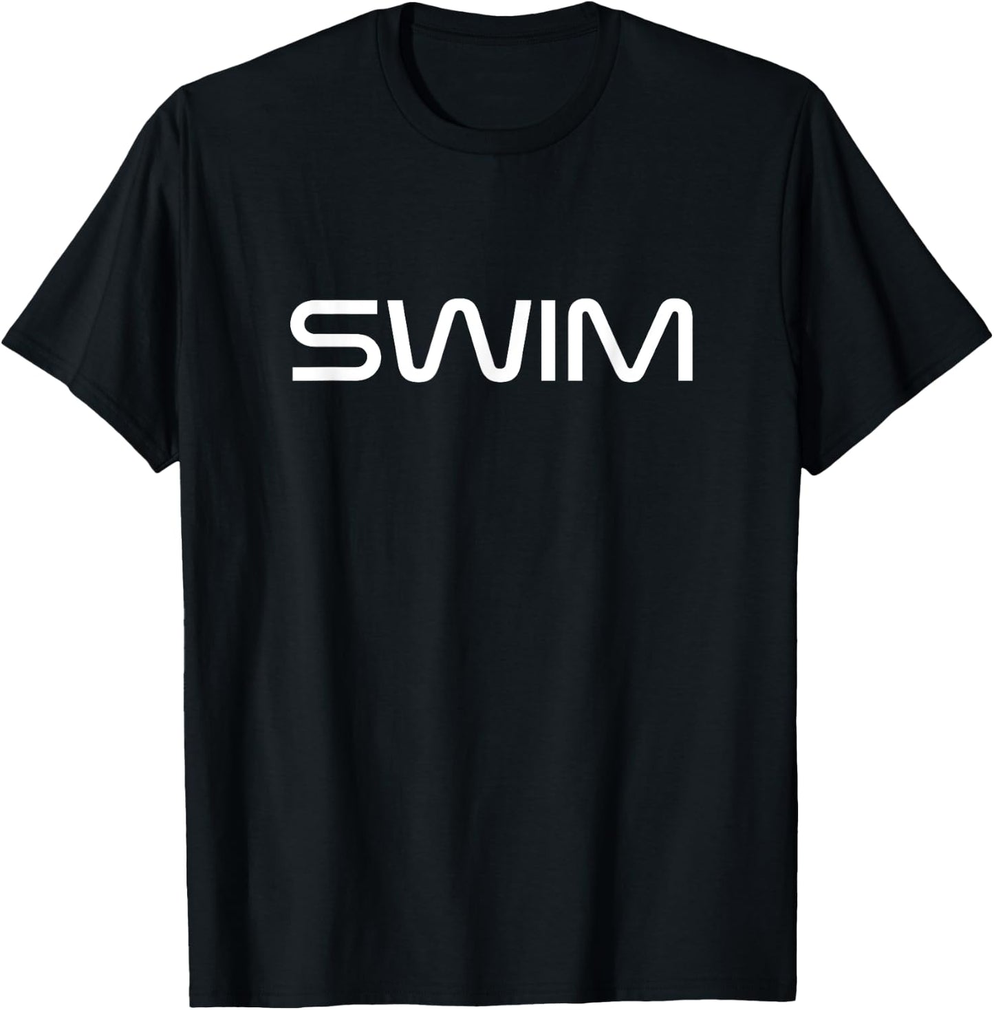 Swim Shirt - Swim One Word Shirt T-Shirt - T-Shirt | Black