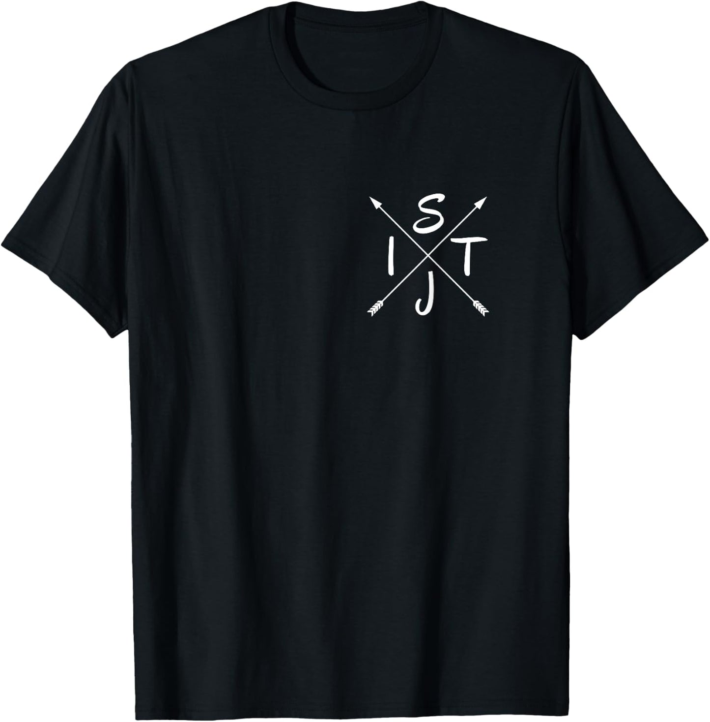 Arrow Cross ISTJ T-Shirt - T-Shirt | Black