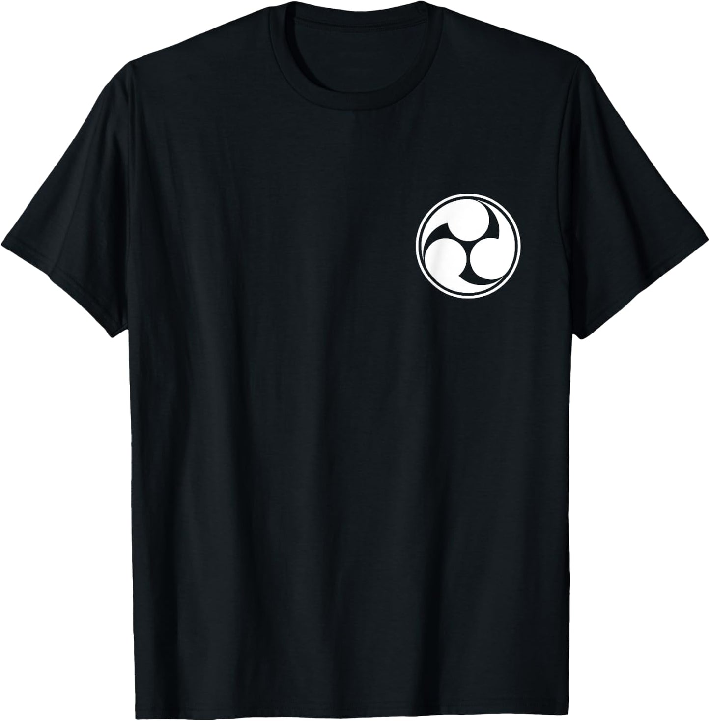 Mitsu Tomoe Japanese trinity symbol martial arts meditation T-Shirt - T-Shirt | Black