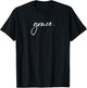 Grace. Gods Amazing Grace Christian Bible Verses T-Shirt - T-Shirt | Black