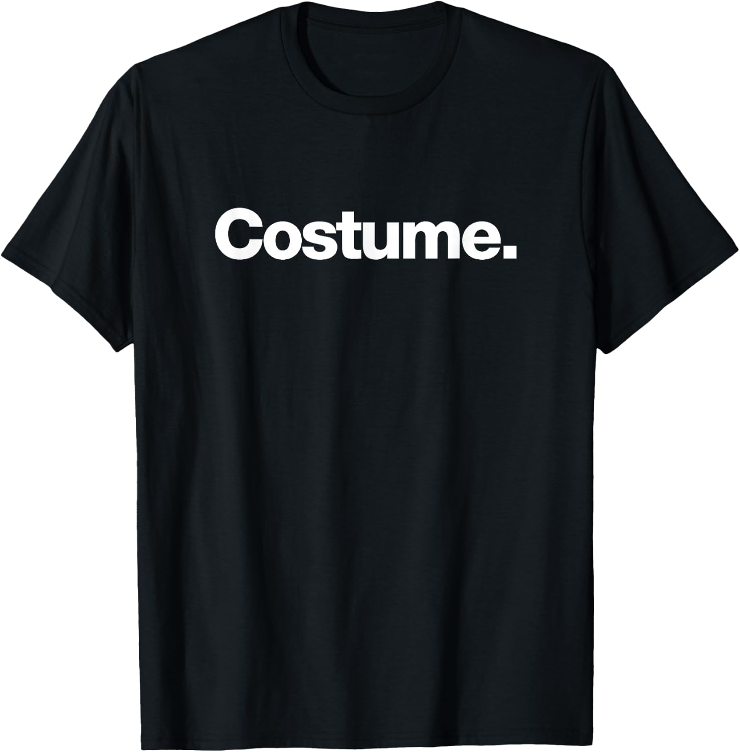 The Word Costume | A Design That says Costume T-Shirt - T-Shirt | Black