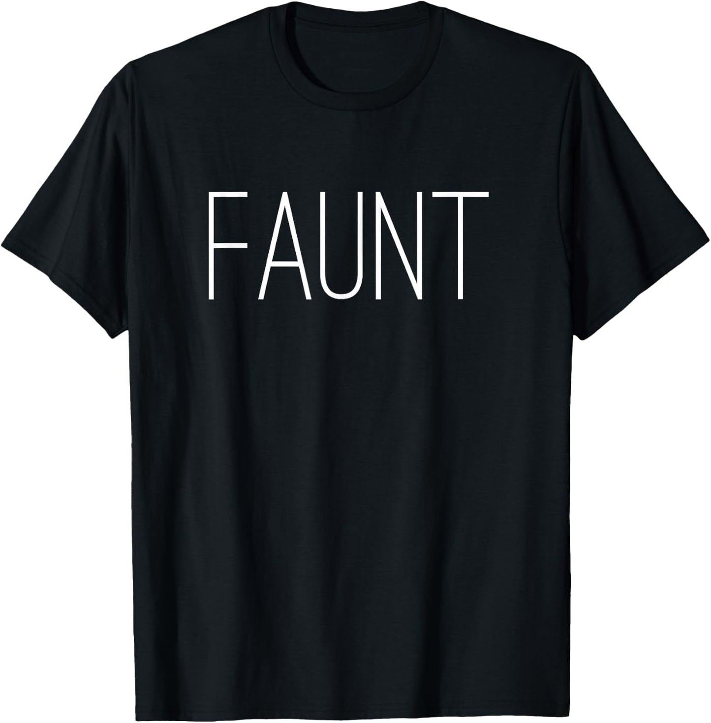 Fun Aunt Faunt shirt T-Shirt - T-Shirt | Black