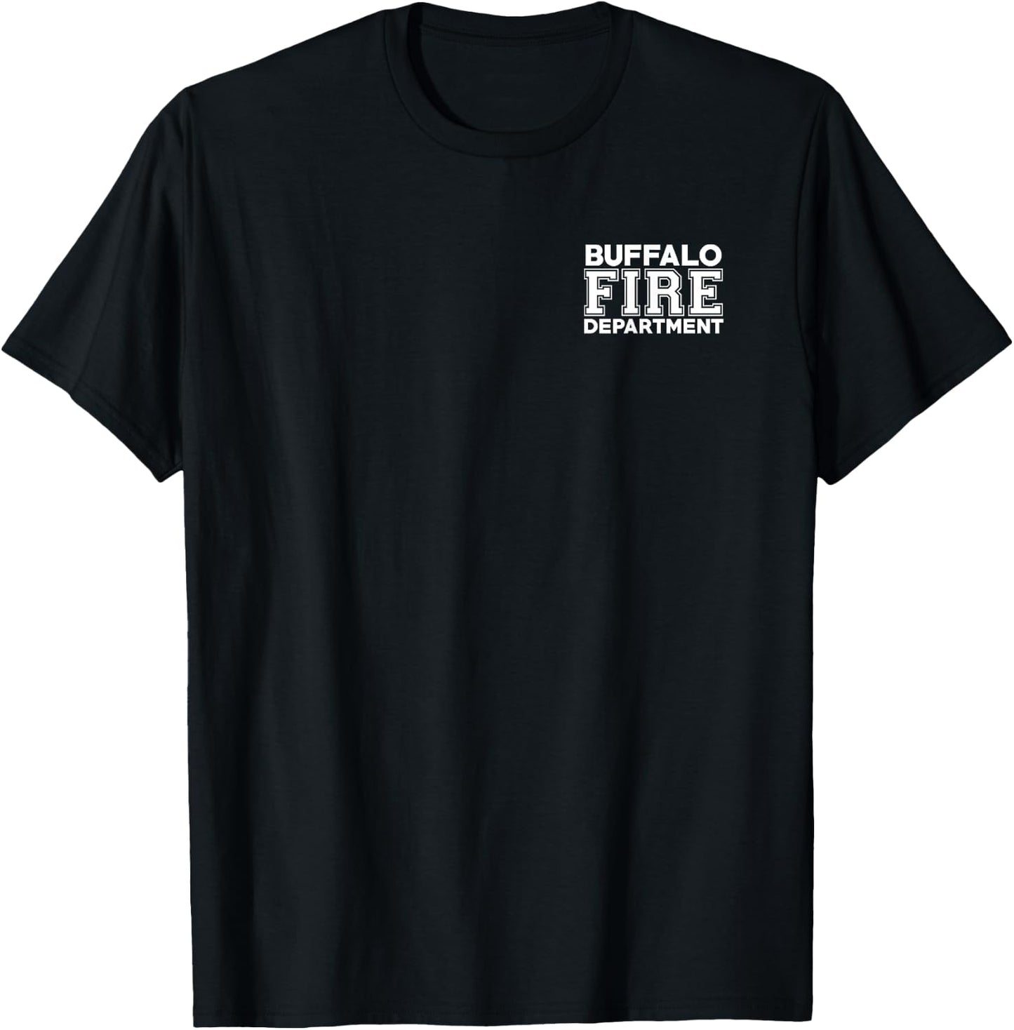 City of Buffalo Fire Rescue New York Firefighter T-Shirt - T-Shirt | Black