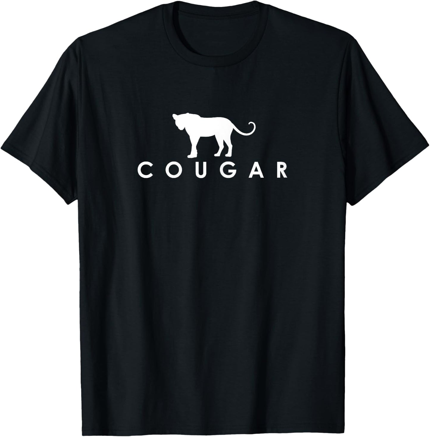 Funny Women's Cougar T-Shirt - T-Shirt | Black