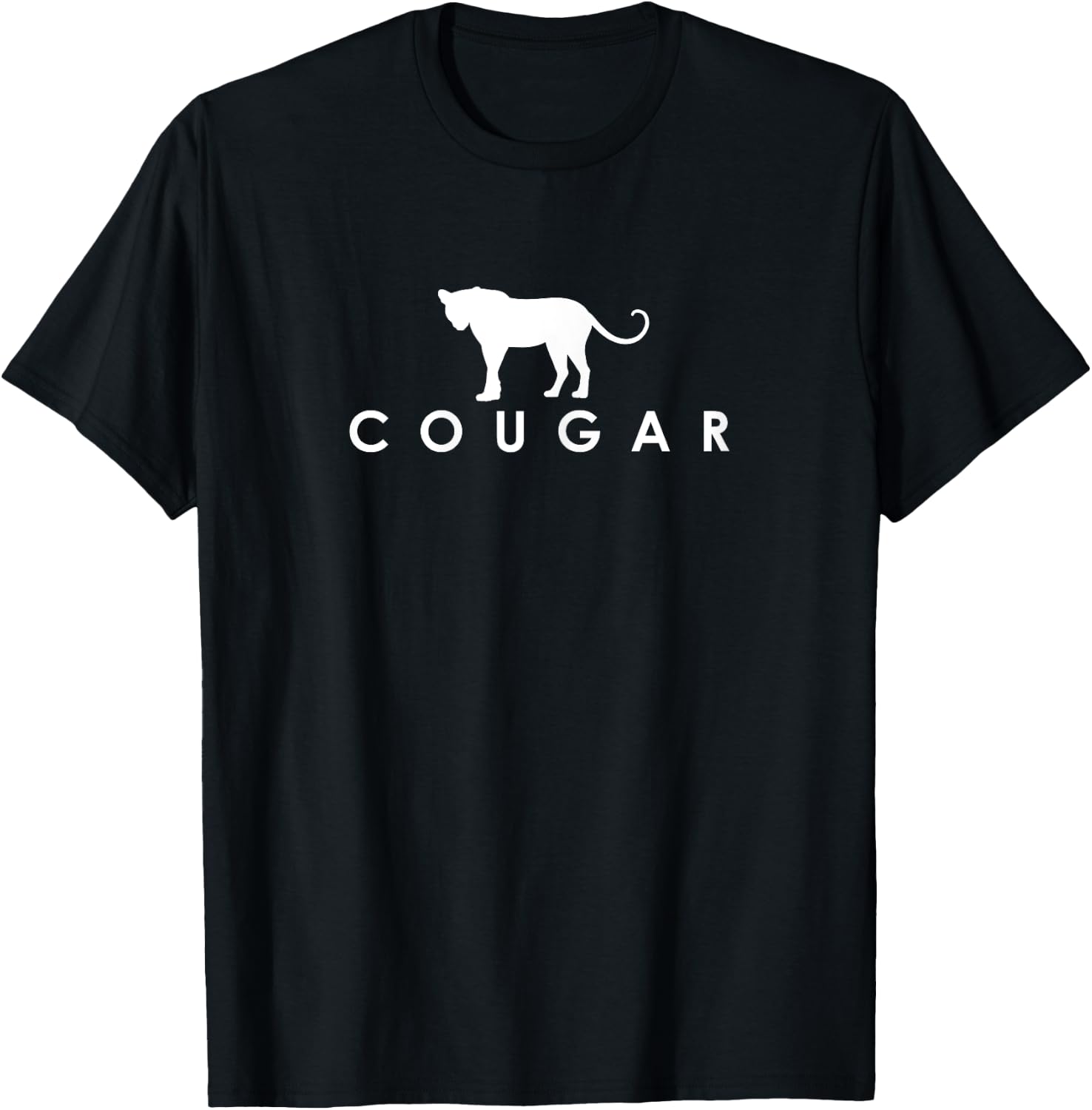 Funny Women's Cougar T-Shirt - T-Shirt | Black