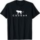 Funny Women's Cougar T-Shirt - T-Shirt | Black