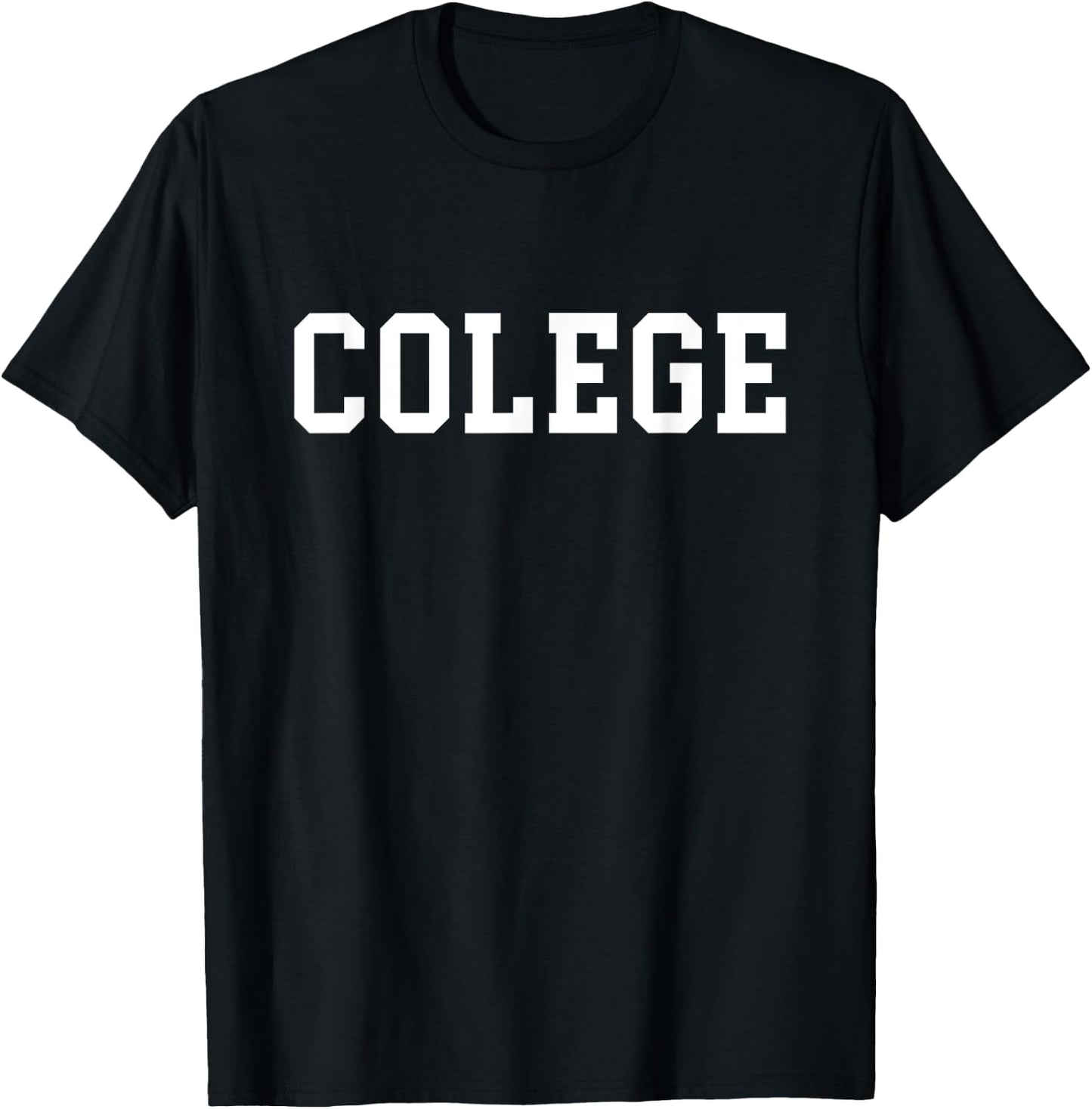 College Misspelled Colege University Varsity Classic T-Shirt - T-Shirt | Black