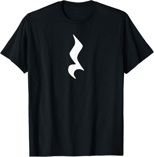 REST Music Notation Symbol Mindfulness Peace Pause T-Shirt - T-Shirt | Black