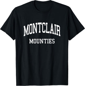 Montclair High School HS Montclair NJ Retro Sports T-Shirt - T-Shirt | Black