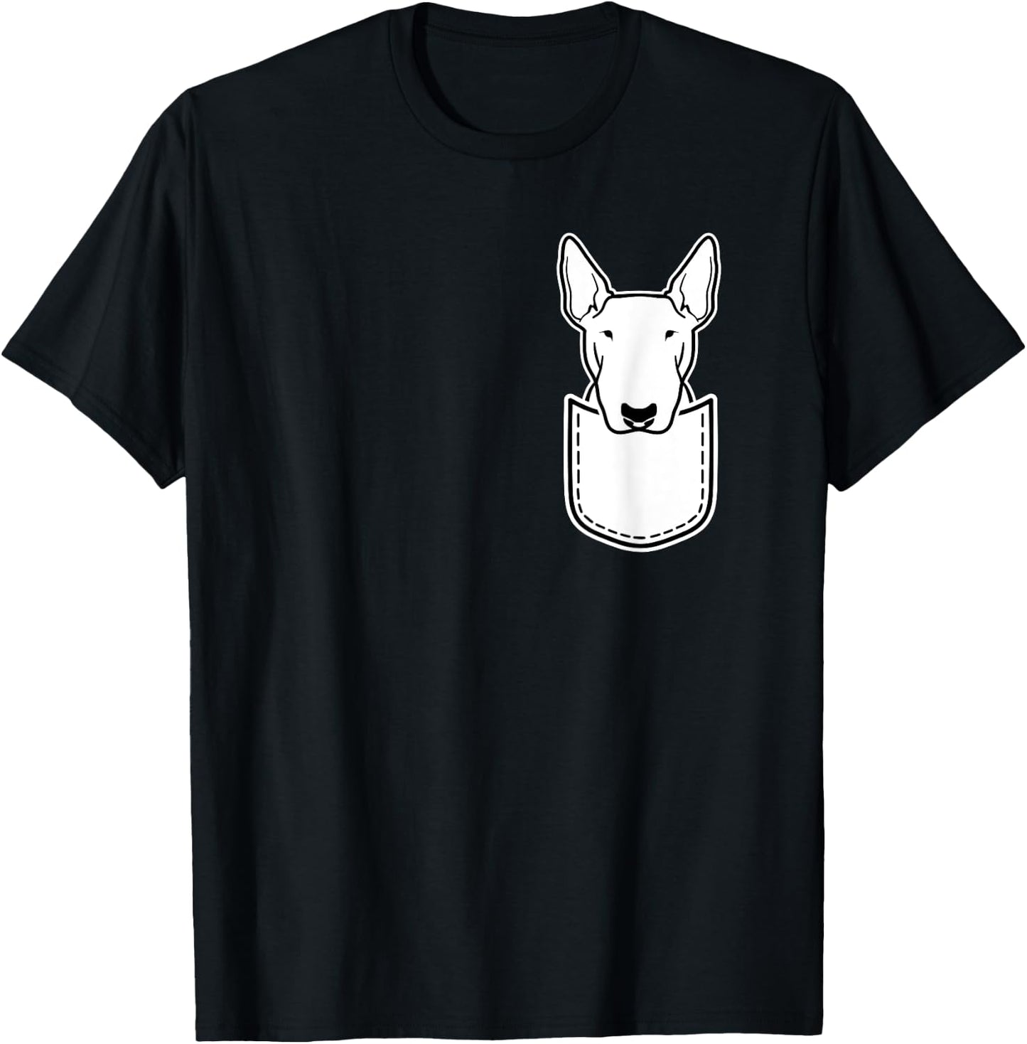 Bull terrier pocket T-Shirt - T-Shirt | Black