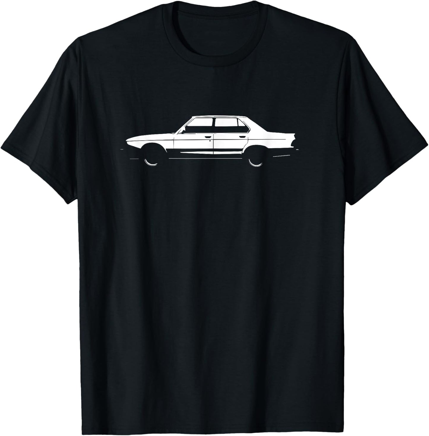 Classic e28 Body Style - German Engineering T-Shirt - T-Shirt | Black