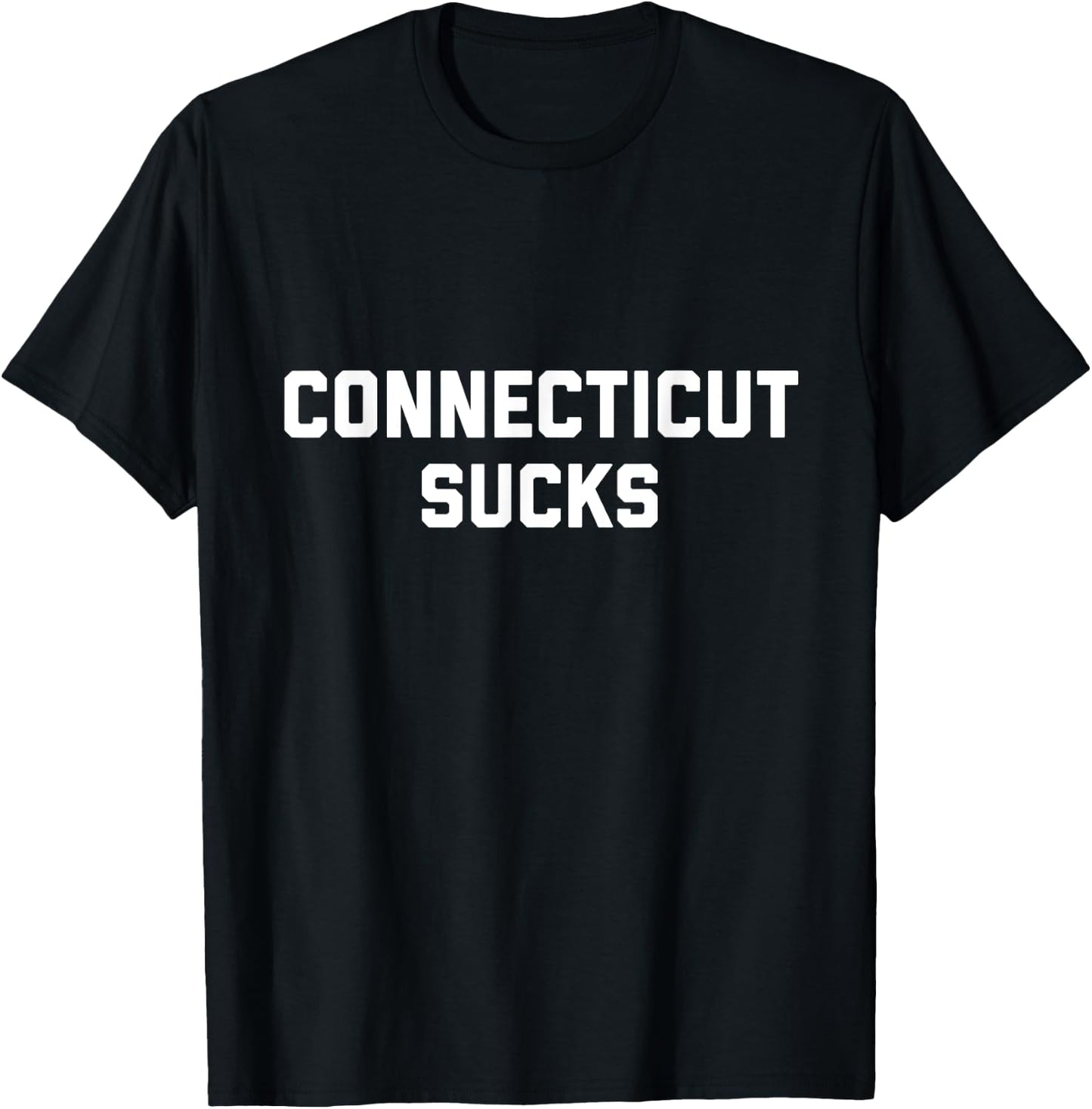 Connecticut Sucks T-Shirt - T-Shirt | Black