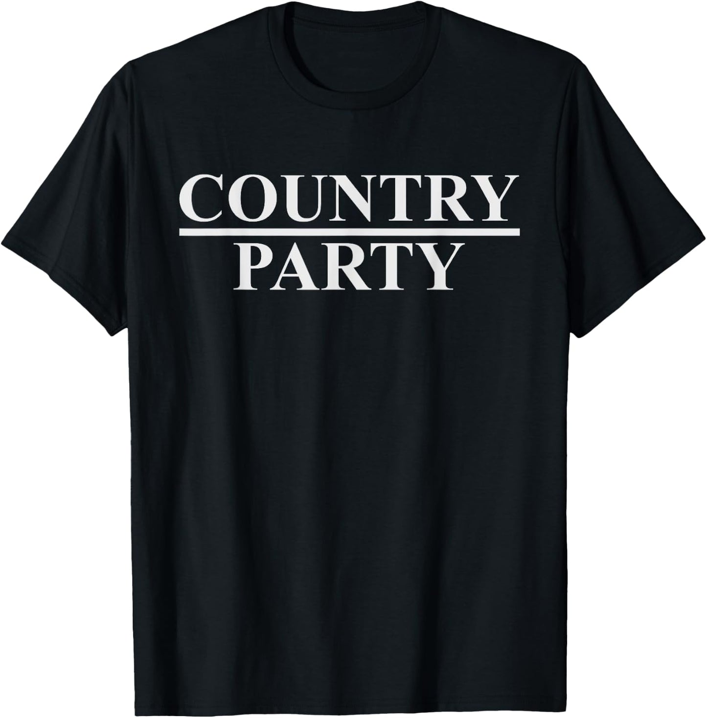 Country Over Party a non Political Reminder to Vote T-Shirt - T-Shirt | Black
