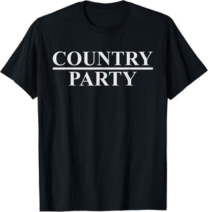 Country Over Party a non Political Reminder to Vote T-Shirt - T-Shirt | Black