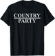 Country Over Party a non Political Reminder to Vote T-Shirt - T-Shirt | Black