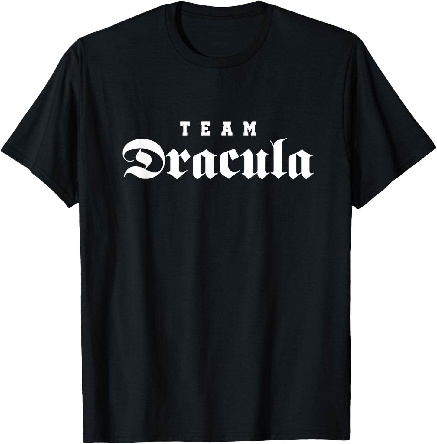 Team Dracula Halloween T-Shirt - T-Shirt | Black