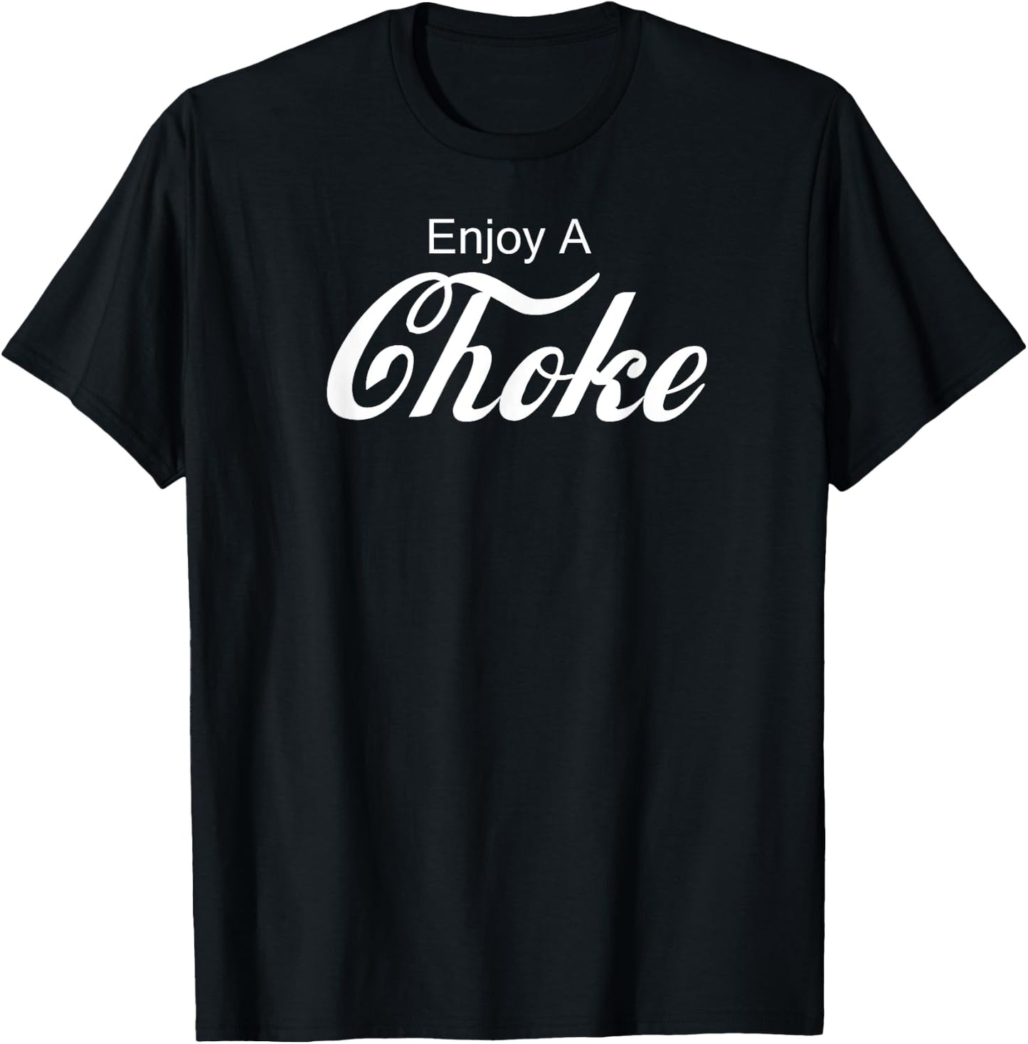 Enjoy A Choke Funny Jiu Jitsu MMA T-Shirt - T-Shirt | Black