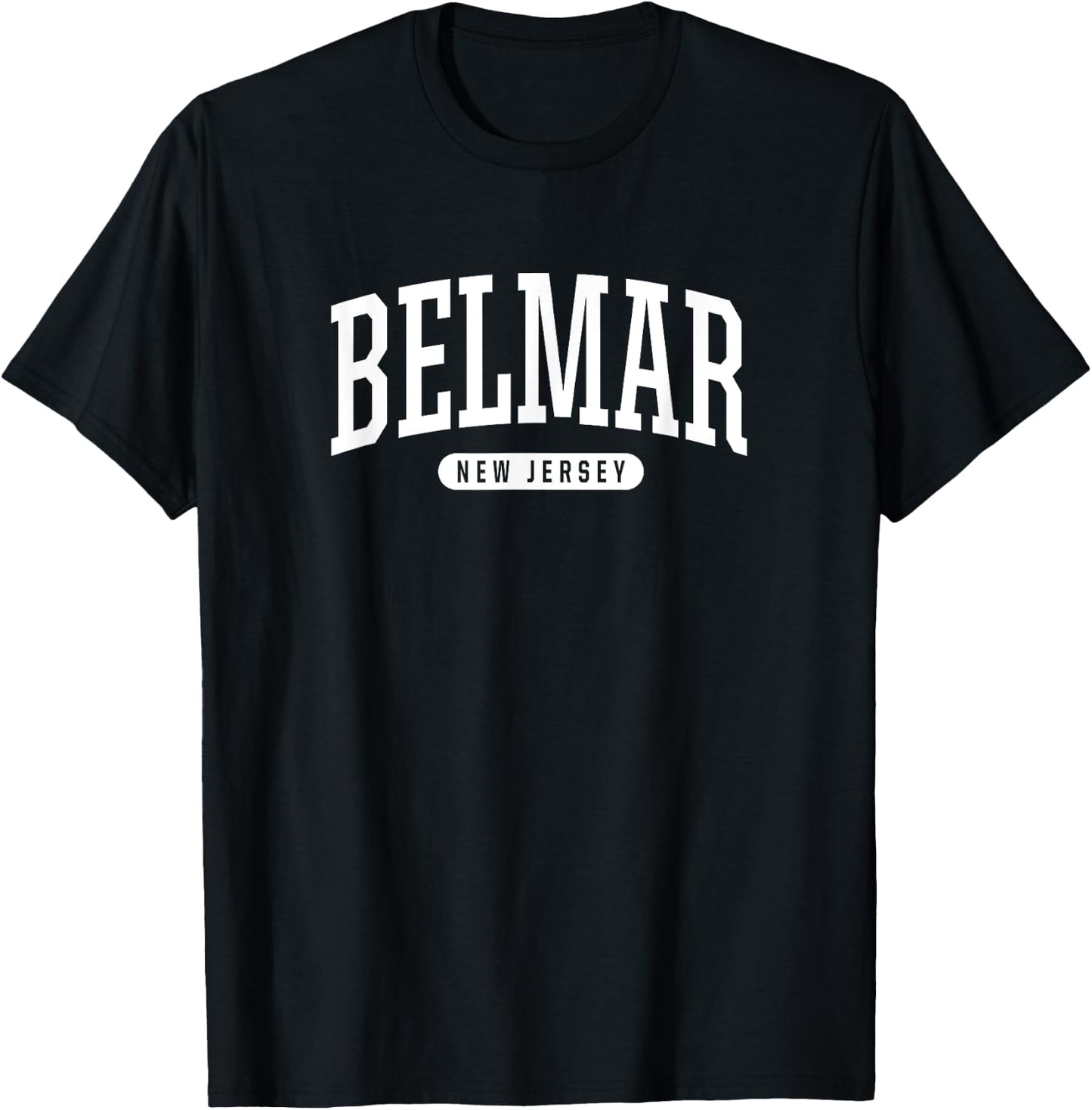 Belmar New Jersey T Shirt Belmar Gifts NJ USA. T-Shirt - T-Shirt | Black