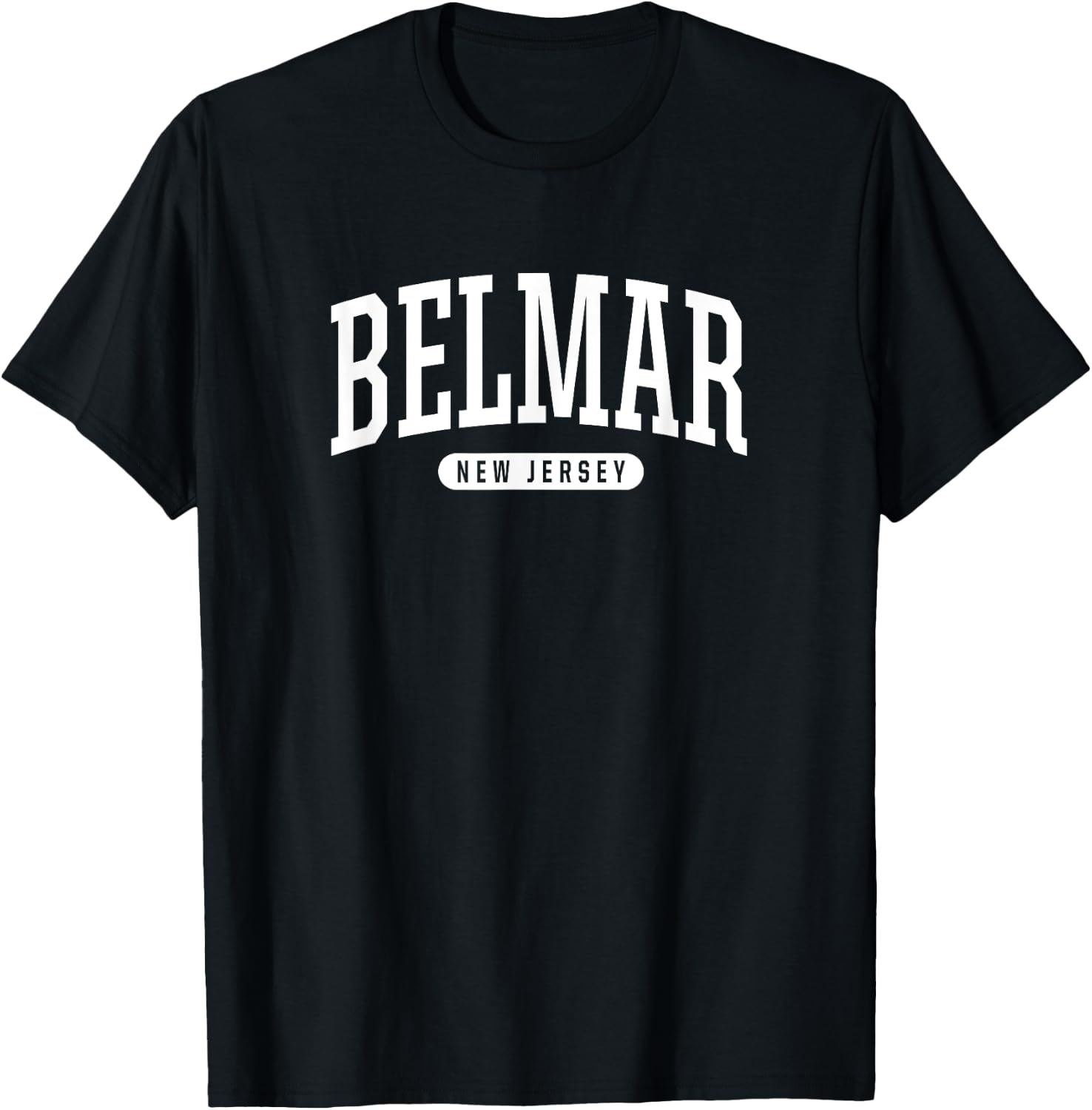 Belmar New Jersey T Shirt Belmar Gifts NJ USA. T-Shirt - T-Shirt | Black