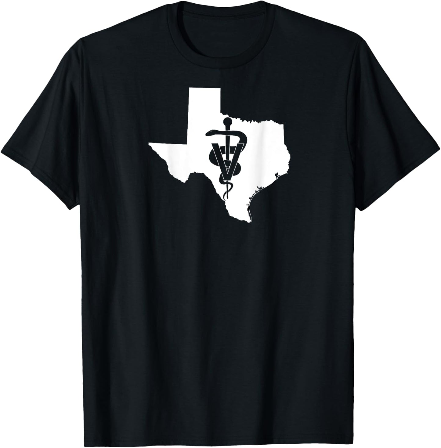 Texas Veterinary Medicine Vet Tech Clinic T-Shirt - T-Shirt | Black