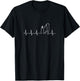 Love Golf Heartbeat T Shirt T-Shirt - T-Shirt | Black