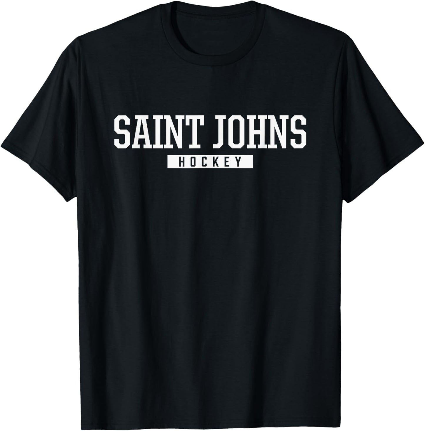 Saint Johns High School Hockey T-Shirt - T-Shirt | Black