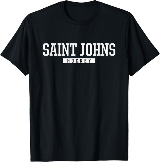 Saint Johns High School Hockey T-Shirt - T-Shirt | Black
